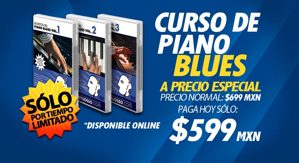 Curso de piano blues