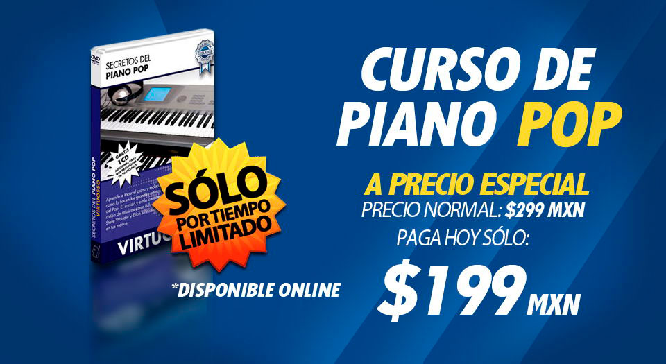 Curso de piano pop