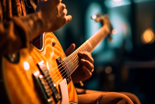 Cómo tocar blues en la guitarra
